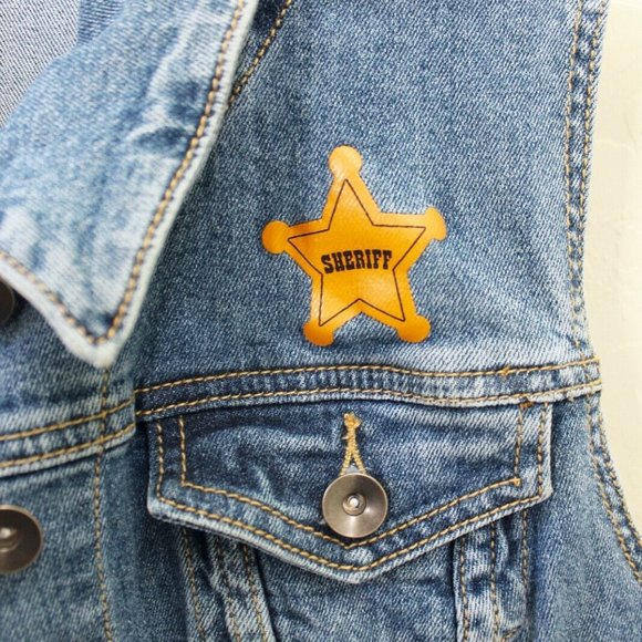 Disney Pixar Toy Story Woody Denim Vest Size S - Picture 6 of 10